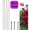 PALIK TYCZKA DO ROŚLIN 60CM PODPORA POMIDORÓW KWIATY METALOWA SOLIDNA 10SZT
